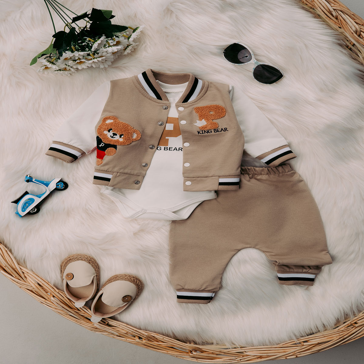 1383 KRAL NAKIŞLI ÜÇLÜ TAKIM