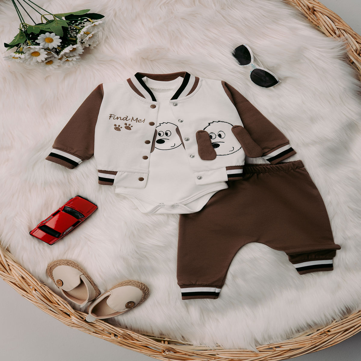 1401 KULAKLI KÖPEK ÜÇLÜ TAKIM