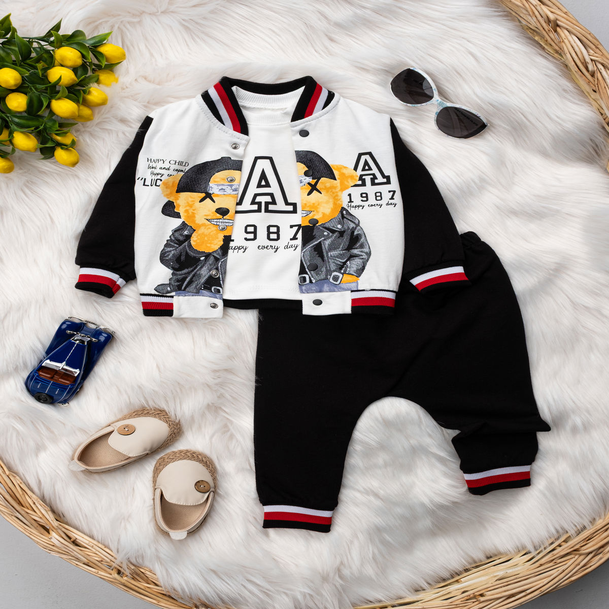 1447 ŞAPKALI AYI BASKILI KOLEJ ÜÇLÜ TAKIM