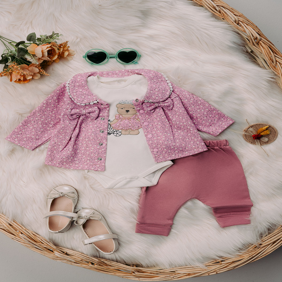 1101 ÇITIR DESENLİ ÜÇLÜ TAKIM